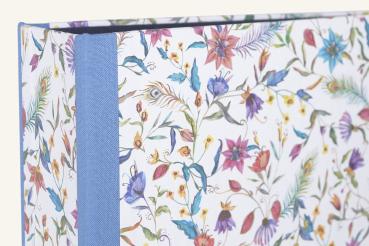noble folder linen bird orange